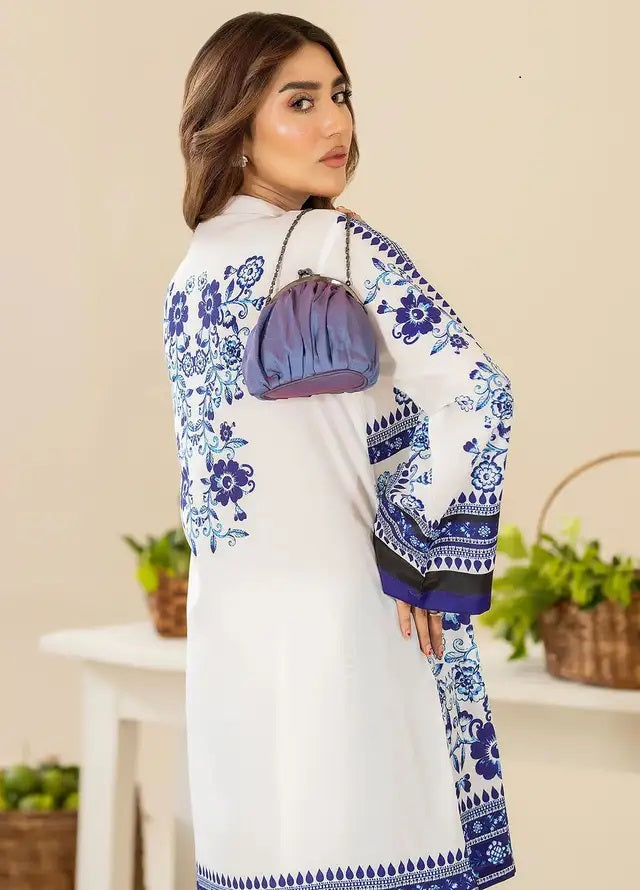 Lulusar NC-507 2PC Shamoz silk shirt & trouser Unstiched