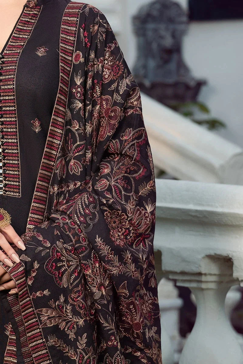 Bareeze D-743 Embroidered Dhanak Three Piece Winter Collection Unstiched