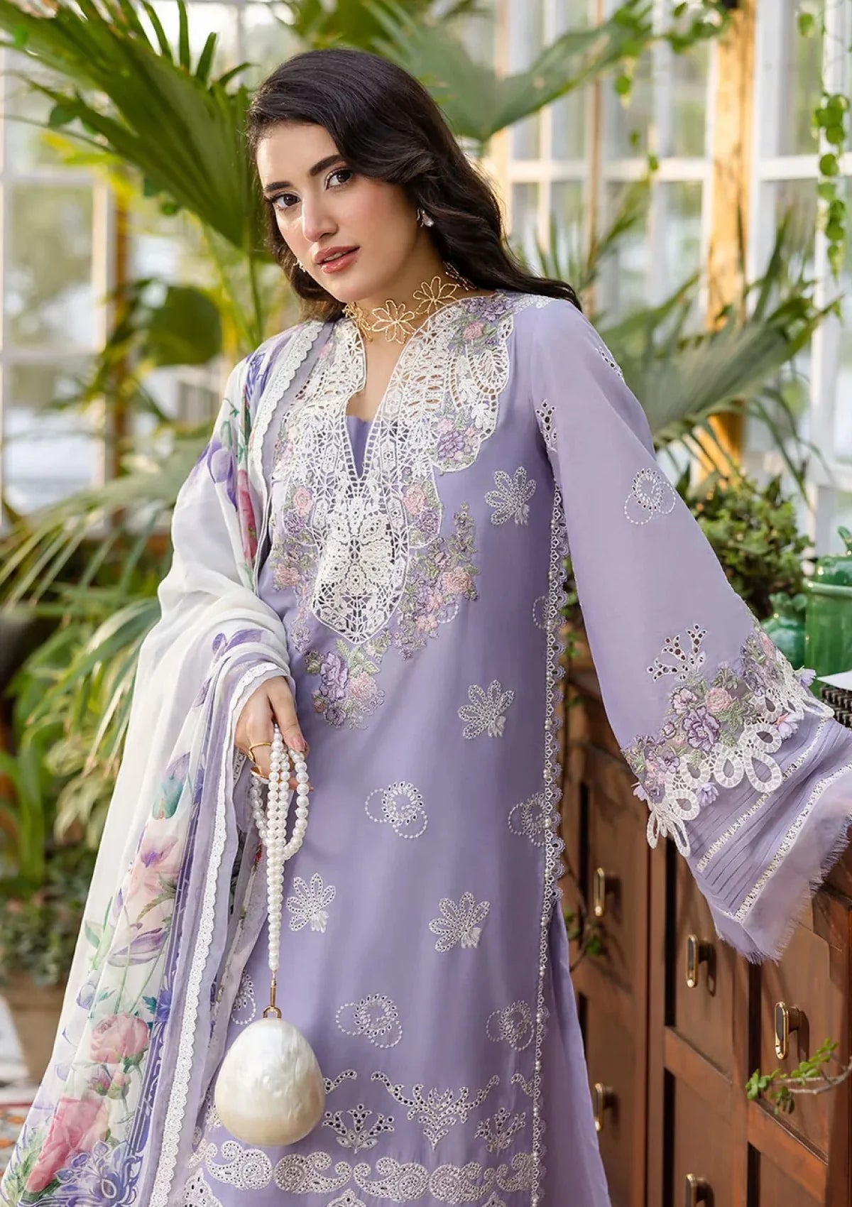 ELAF EMBROIDERED LAWN 3PC UNSTICHED