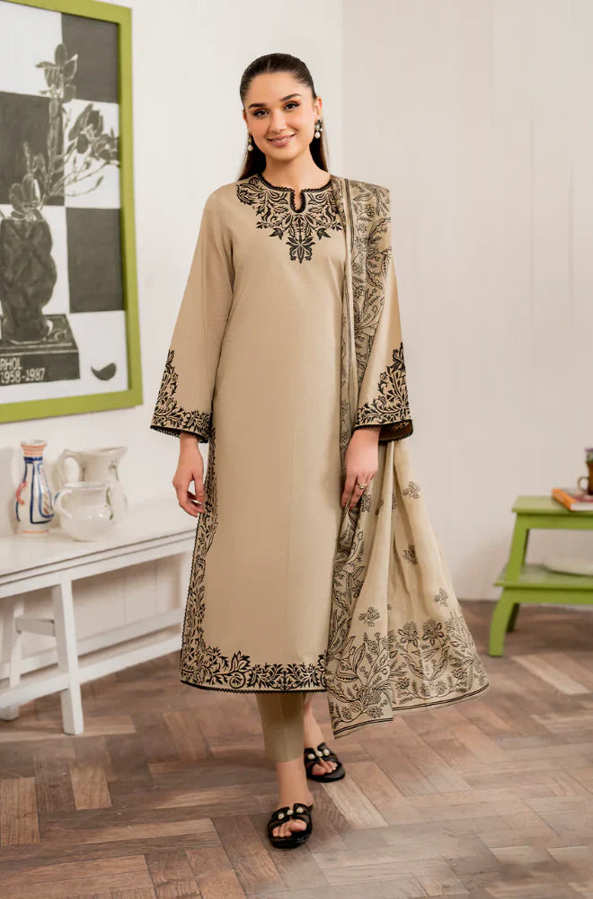 Sapphire Embroidered Dhanak Three Piece SPW-746 unstiched