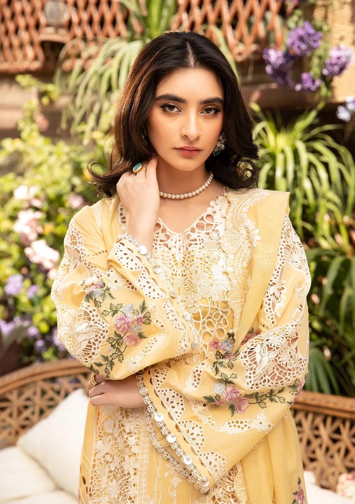 ELAF EMBROIDERED LAWN 3PC UNSTICHED