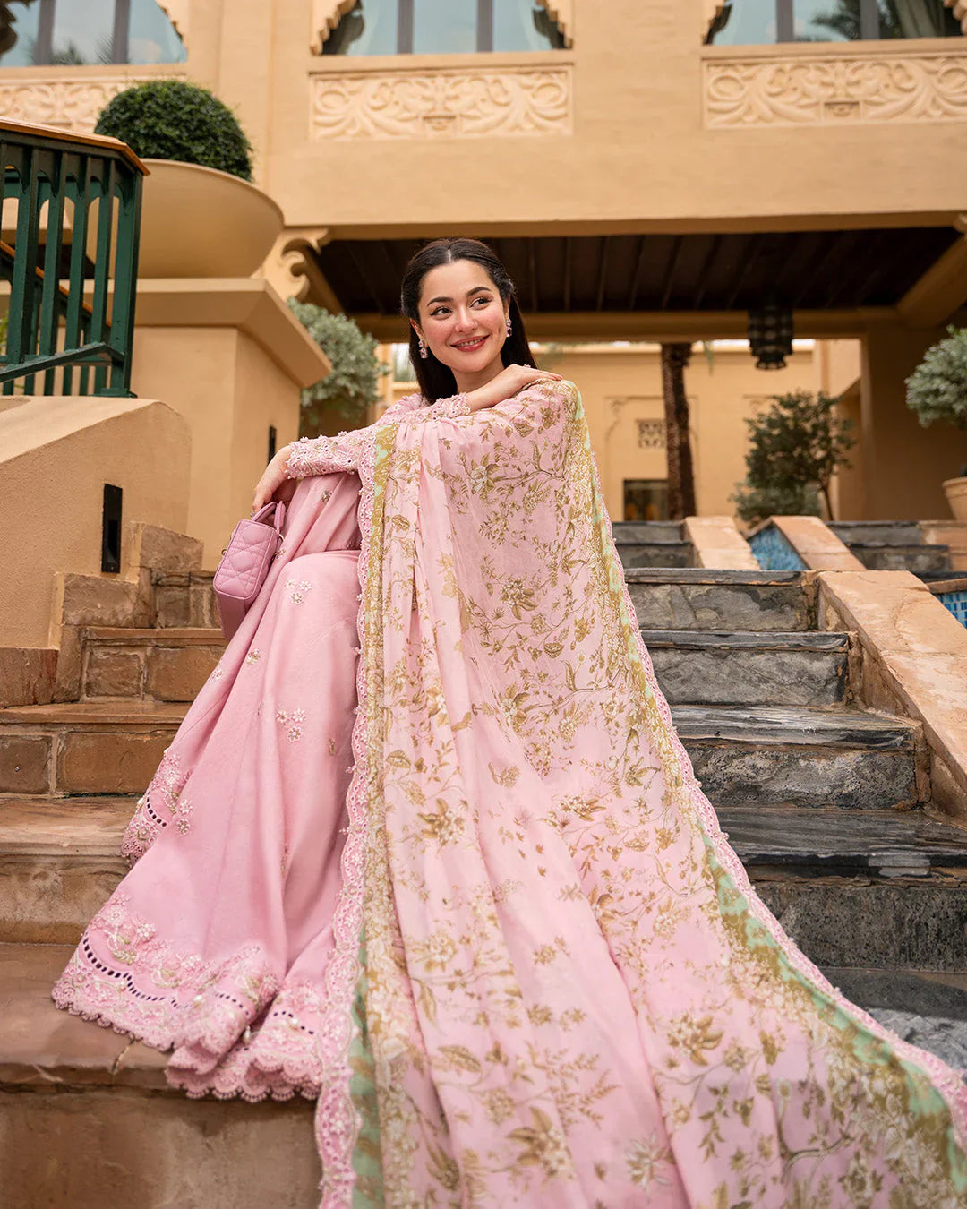 FAIZA SAQLAIN EMBROIDERED LAWN 3PC UNSTICHED