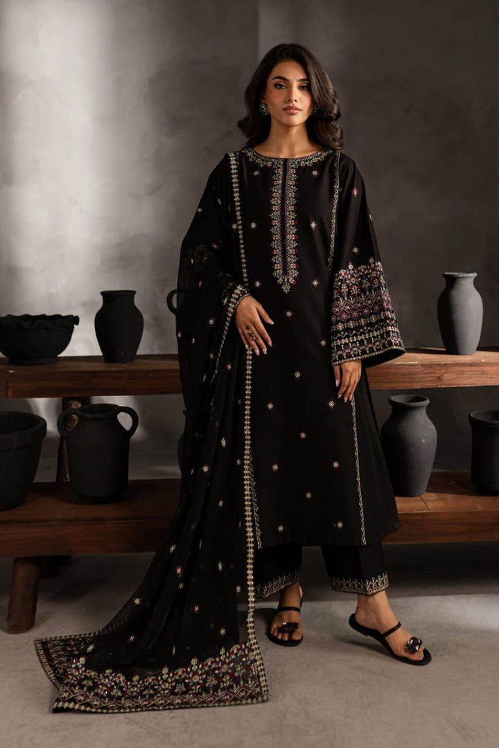 Sapphire - 3PC embroidered Lawn Shirt And Printed Dupatta With Trouser