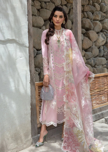 CRIMSON EMBROIDERED LAWN 3PC UNSTICHED