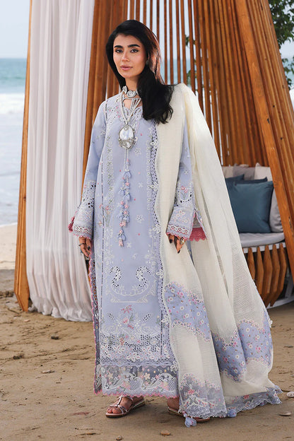 QALMQAR EMBROIDERED LAWN 3PC UNSTICHED