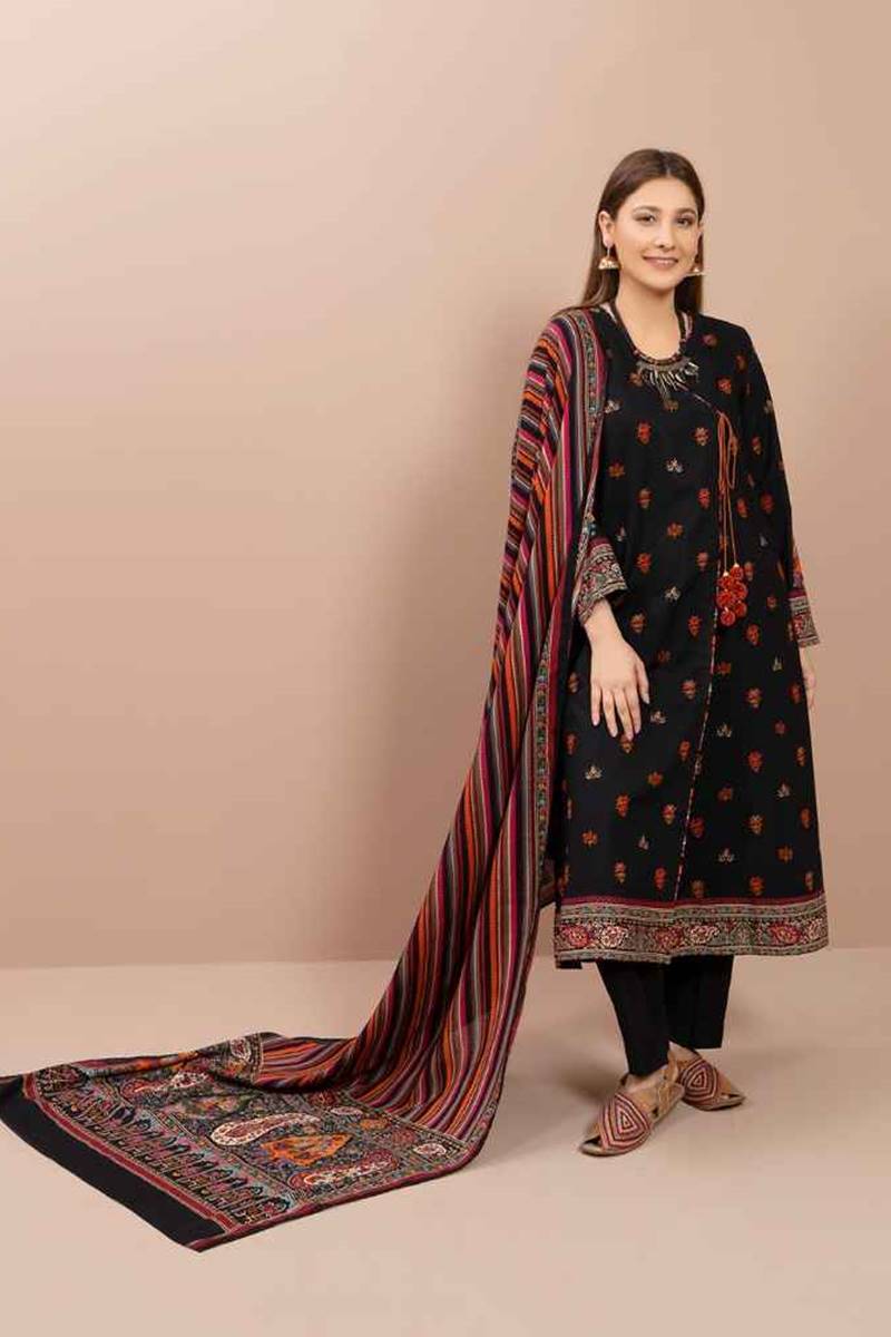 Kayseria Embroidered Dhanak Three Piece KR-890 Unstiched