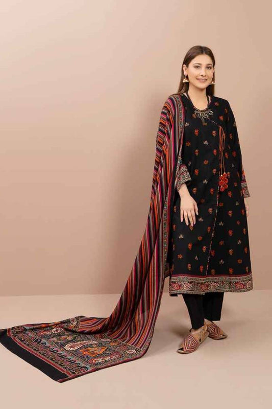 Kayseria Embroidered Dhanak Three Piece KR-890 Unstiched