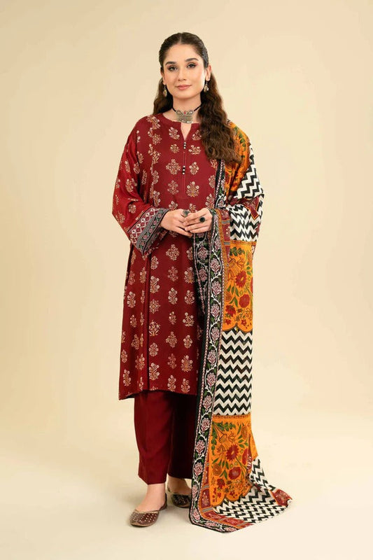 Sapphire Embroidered Dhanak Three Piece SPW-881 unstiched