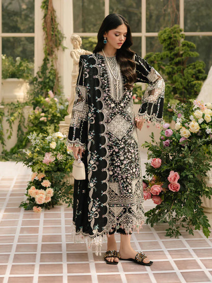 MARIA.B EMBROIDERED LAWN 3PC UNSTICHED