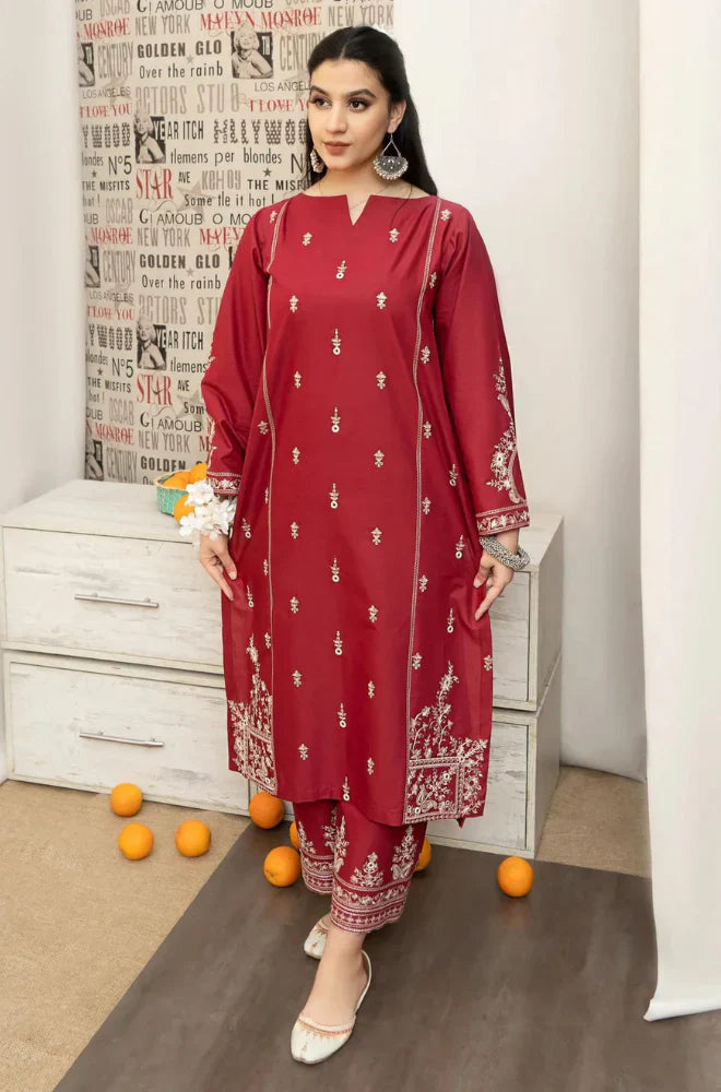 Urge Embroidered Dhanak Three Piece UR-696 Unstiched
