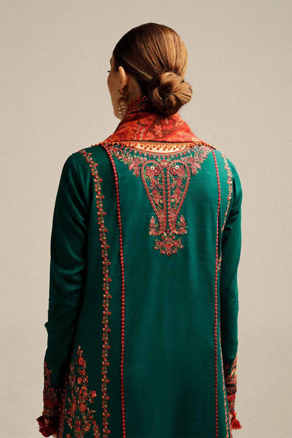 HUSSAIN REHAR EMBROIDERED DHANAK 3PC UNSTICHED