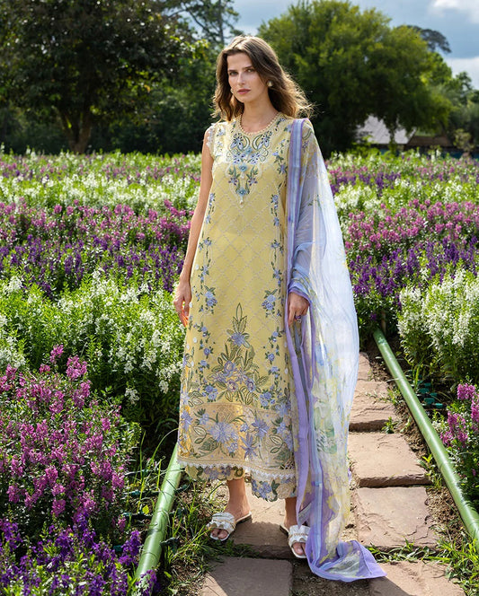 MUSHQ EMBROIDERED 3PC LAWN UNSTICHED