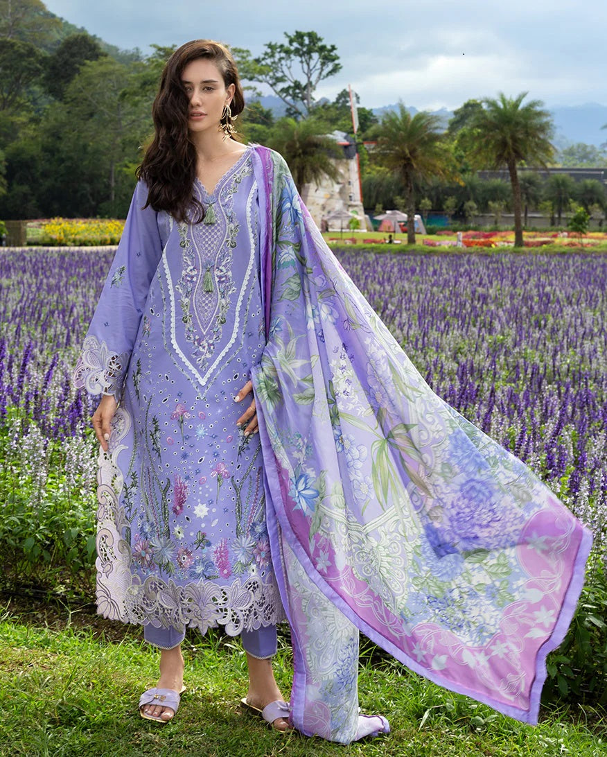 MUSHQ EMBROIDERED 3PC LAWN UNSTICHED