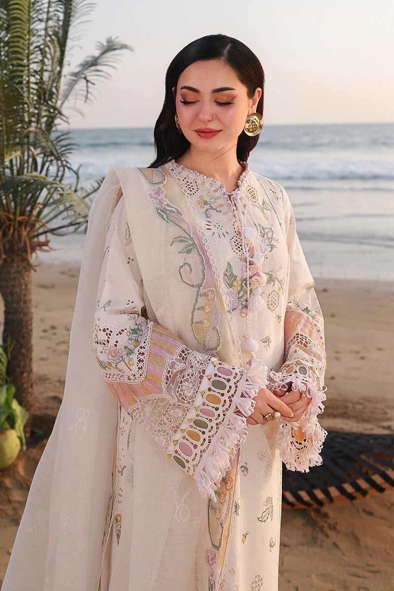 QALMKAR EMBROIDERED LAWN 3PC UNSTICHED