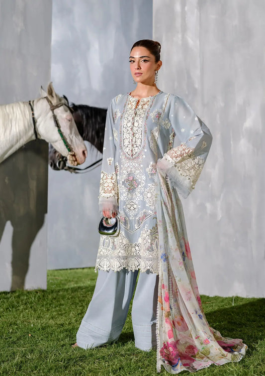 ELAF EMBROIDERED LAWN 3PC UNSTICHED