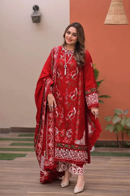 ANEELA'S EMBROIDERED LAWN 3PC UNSTICHED