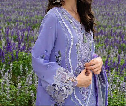 MUSHQ EMBROIDERED 3PC LAWN UNSTICHED