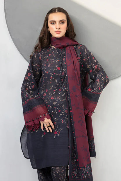 Baroque D-801 Printed three  piece