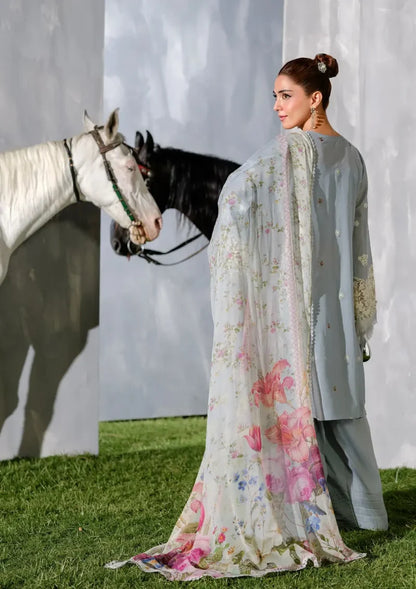 ELAF EMBROIDERED LAWN 3PC UNSTICHED