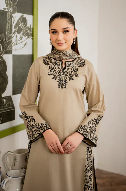 Sapphire  Embroidered Dhanak Three Piece SPW-746 unstiched