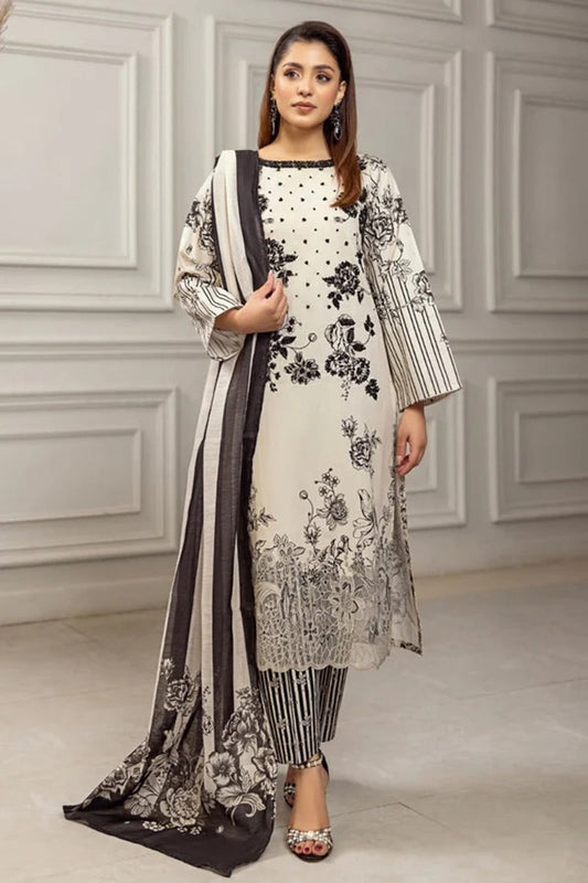 tawakal D-91 Printed three  piece suit