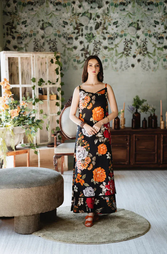 nc-841 Printed Airjet Shamoz Silk Three Piece Unstiched
