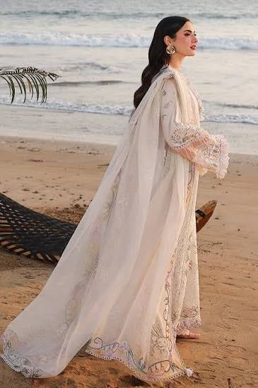 QALMKAR EMBROIDERED LAWN 3PC UNSTICHED
