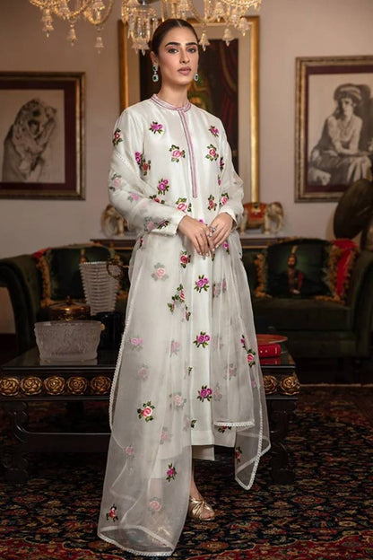 nayyabcollection-02 Embroidered Airjet Viscous Silk Three Piece