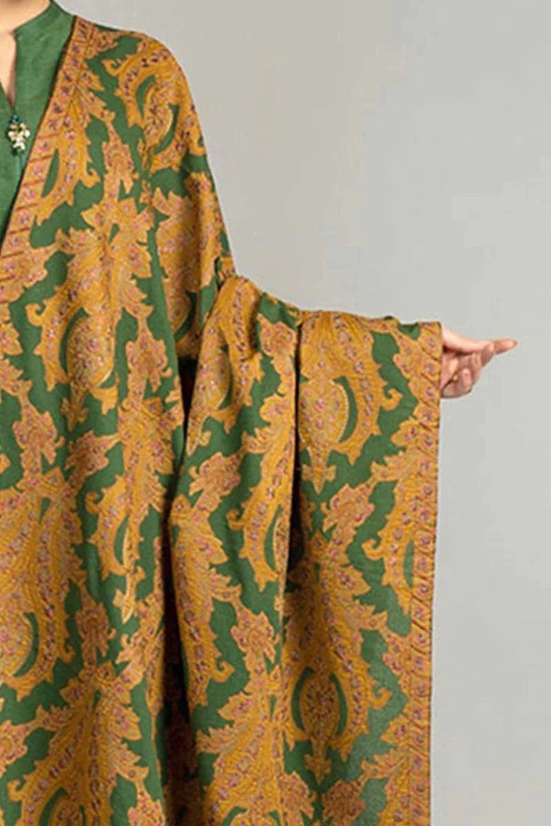Bareeze BR-5025 Embroidered Three Piece Winter Collection Unstiched