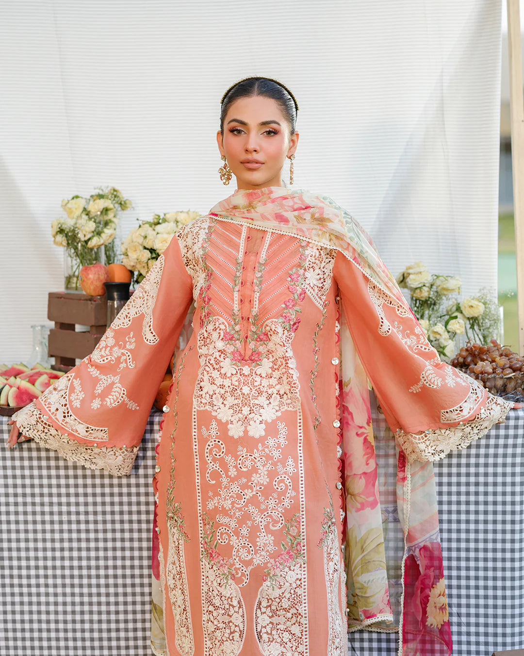 ELAF EMBROIDERED LAWN 3PC UNSTICHED
