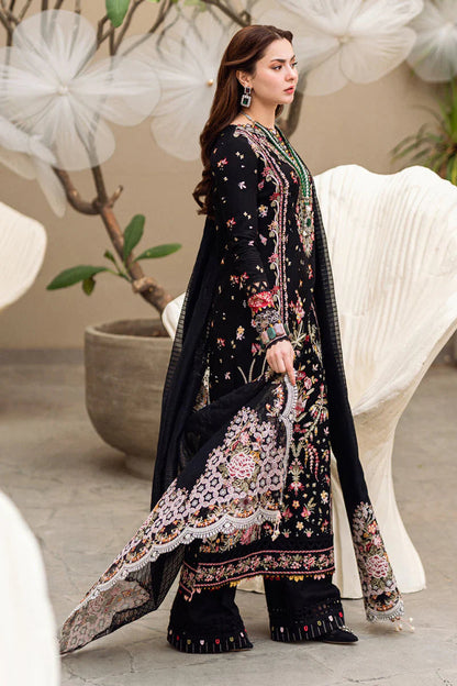 Qalamkar - 3PC embroidered Lawn Shirt And Printed Dupatta With Trouser