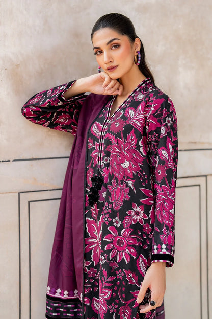 Baroque D-789 3Pc Printed karandi Unstiched