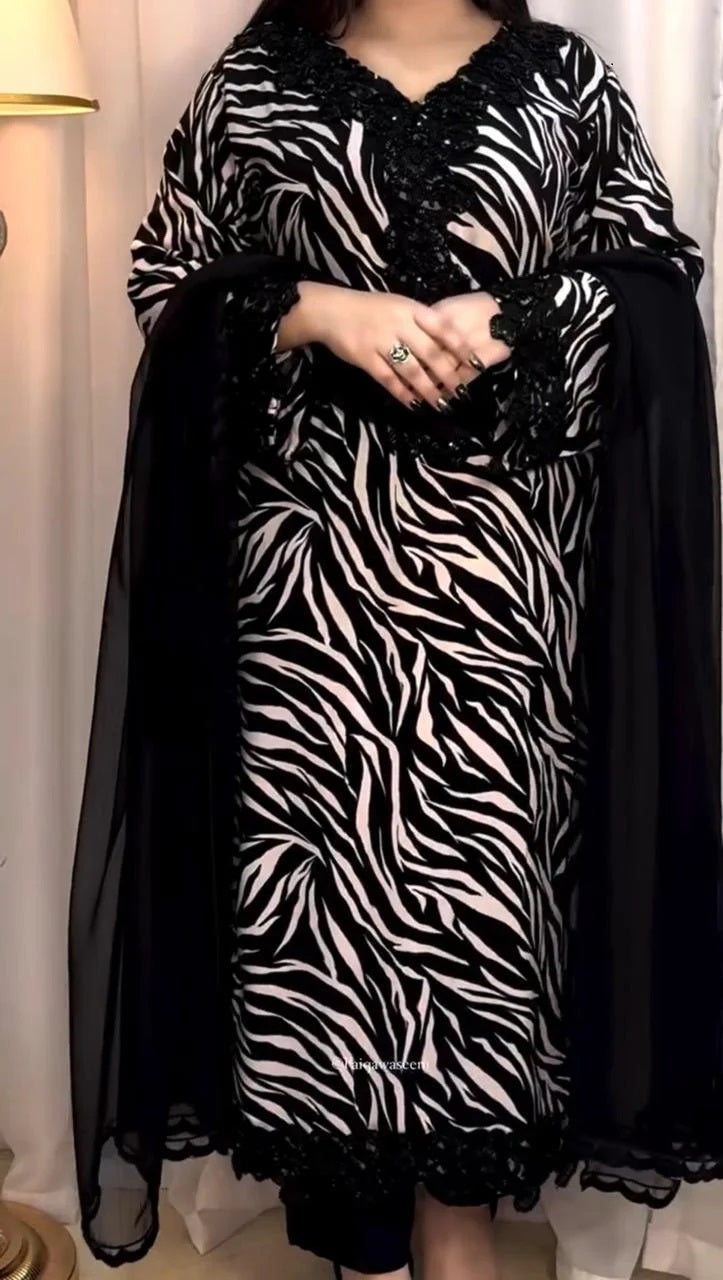 Limelight-3PC Silk Printed shirt &trouser with Tissue silk dupatta & patches Unstiched