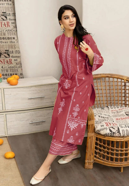URGE EMBROIDERED DHANAK 2PC UNSTICHED