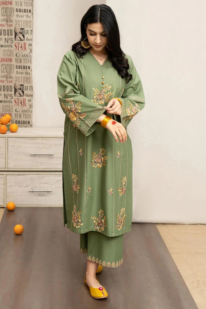 Urge Embroidered Dhanak Three Piece UR-721 Unstiched