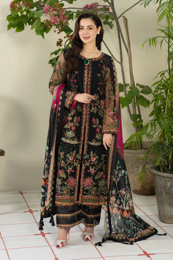 ZARASHAHJHAN EMBROIDERED LAWN 3PC UNSTICHED