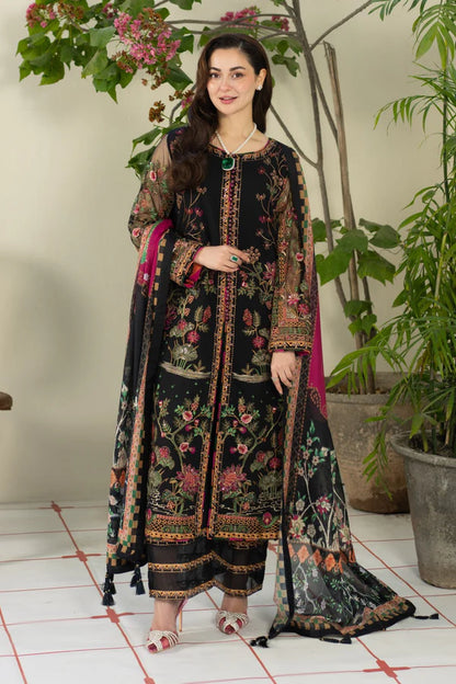 ZARASHAHJHAN EMBROIDERED LAWN 3PC UNSTICHED