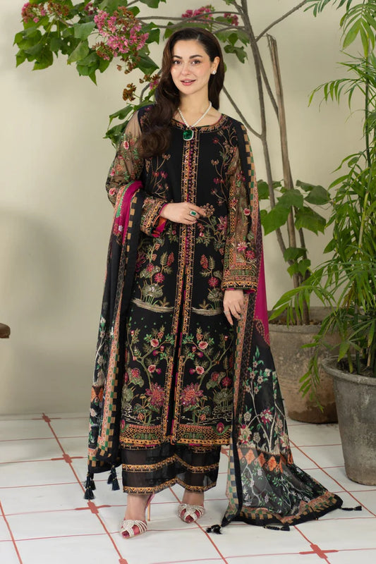 ZARASHAHJHAN EMBROIDERED LAWN 3PC UNSTICHED