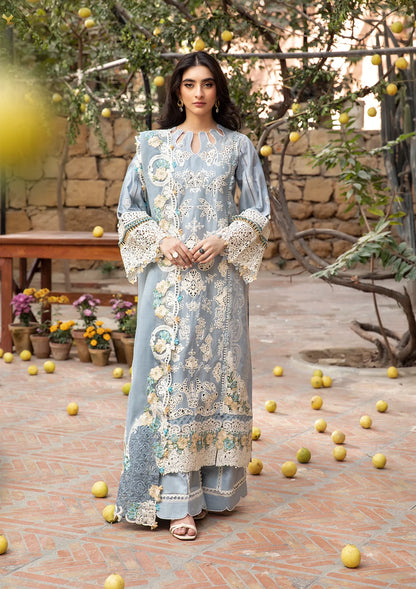 JAZMIN EMBROIDERED LAWN 3PC UNSTICHED