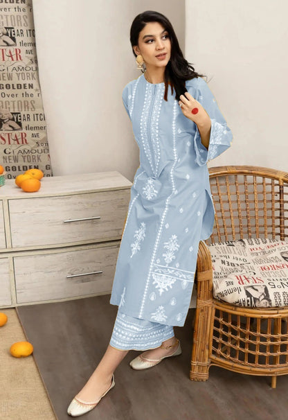 URGE EMBROIDERED DHANAK 2PC UNSTICHED