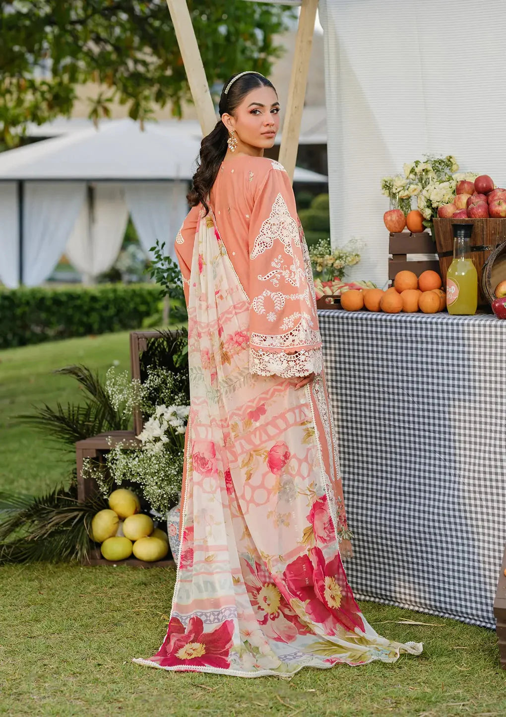 ELAF EMBROIDERED LAWN 3PC UNSTICHED