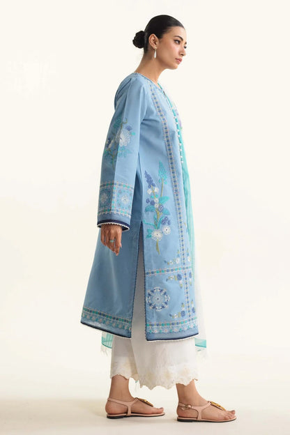 Zarashahjhan Embroidered Dhanak Three Piece COCO-770 unstiched
