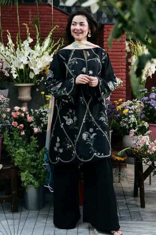 Zarashahjhan Embroidered lawn Three Piece COCO-54