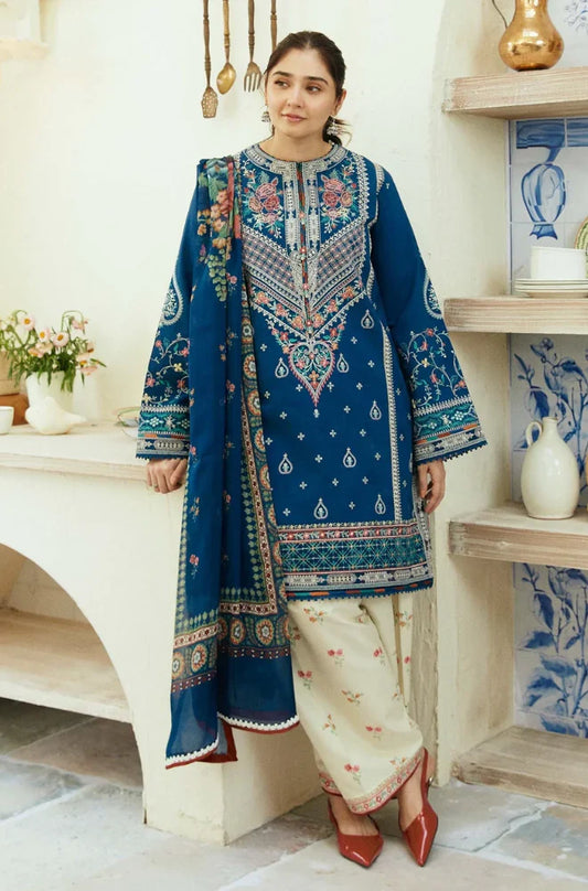 Zarashahjhan Embroidered Dhanak Three Piece COCO-721 Unstiched