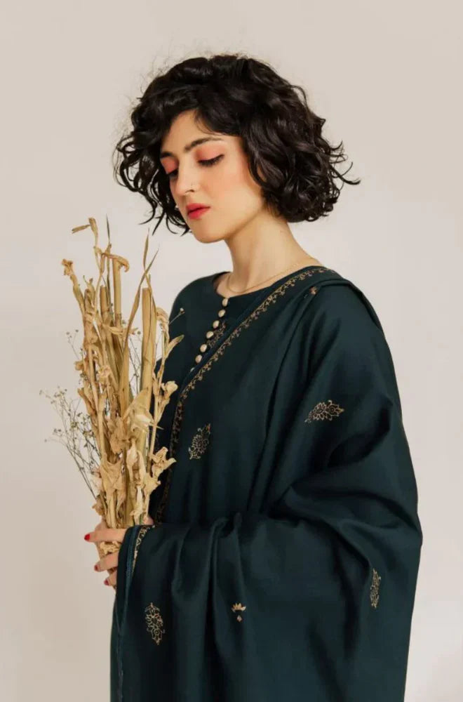 jazminThree Piece Winter Collection J-0758 Unstiched