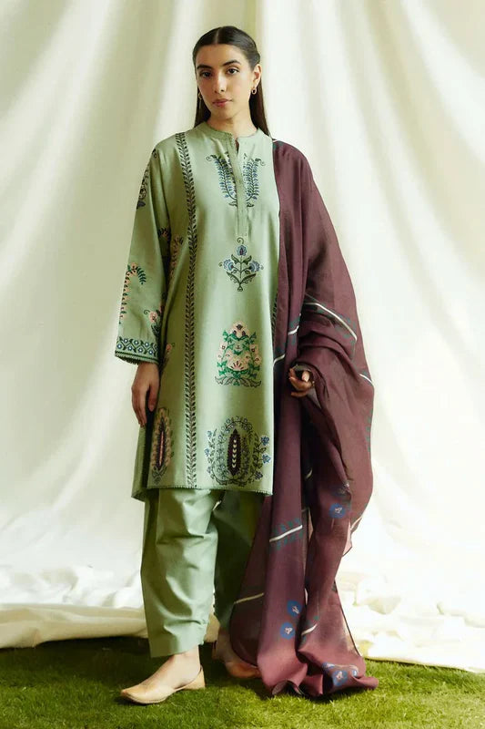 ASLING EMBROIDERED LAWN 3PC UNSTICHED