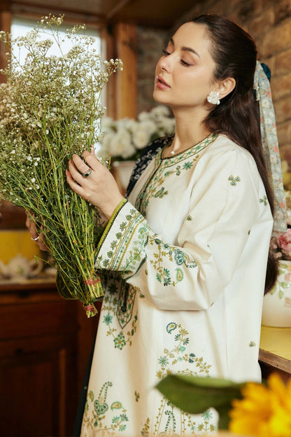 Zara Shahjahan - 3PC EMBROIDERED LAWN SHIRT AND LAWN DUPPATA WITH TROUSER