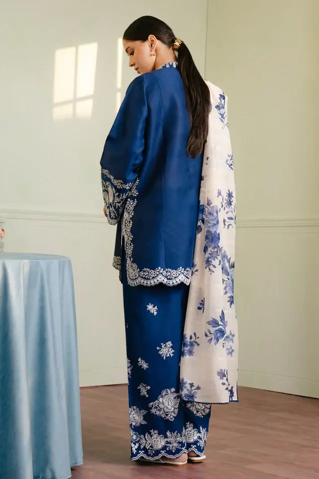 3PC LAWN EMBROIDERED UNSTICHED - ASLING