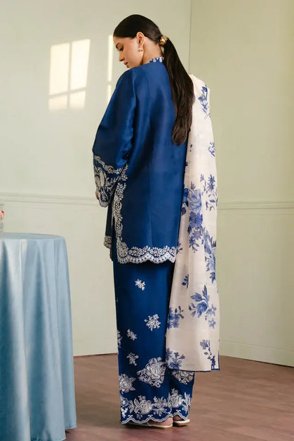 3PC LAWN EMBROIDERED UNSTICHED - ASLING