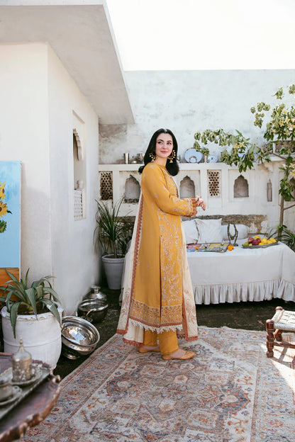 FLORENT EMBROIDERED LAWN 3PC UNSTICHED